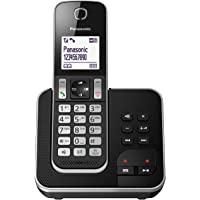 Panasonic KX-TGD320 - Teléfono Fijo Inalámbrico con Contestador (LCD- Identificador de Llamadas- Agenda de 120 Números…